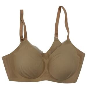 Honeylove CrossOver Bra in beige, women's size 36 B/C.